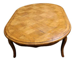 Country French Style Parquetry Coffee Table
