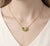 Celebrate timeless elegance with this beautifully crafted double pear gemstone necklace, designed to symbolize connection,...