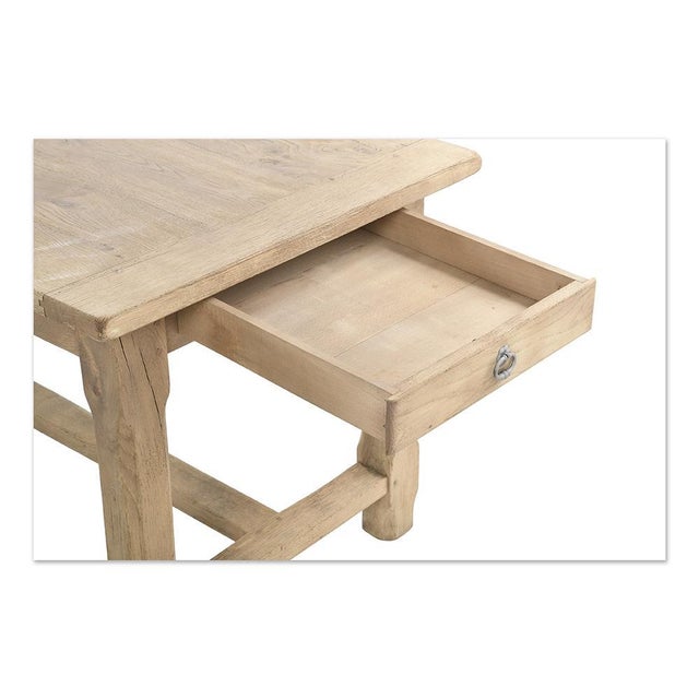 Oak Farmhouse Table, 1800s For Sale - Image 4 of 8