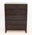 Casana "Tahoe" Ebonized Wood Dresser, two short drawers above four graduated drawers, "Casana" label to reverse. 53" H x...