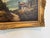 Large VTG Alpine Mountain Landscape Oil Painting European Cabin Framed Signed For Sale - Image 14 of 15