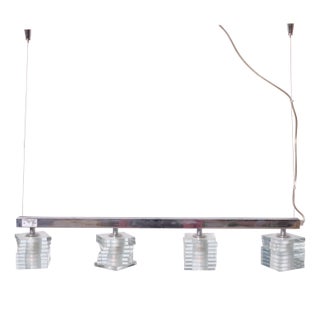 Otto x Otto 4-Light Pendant Lamp by Francesco Dei Rossi for De Majo, 1970s For Sale