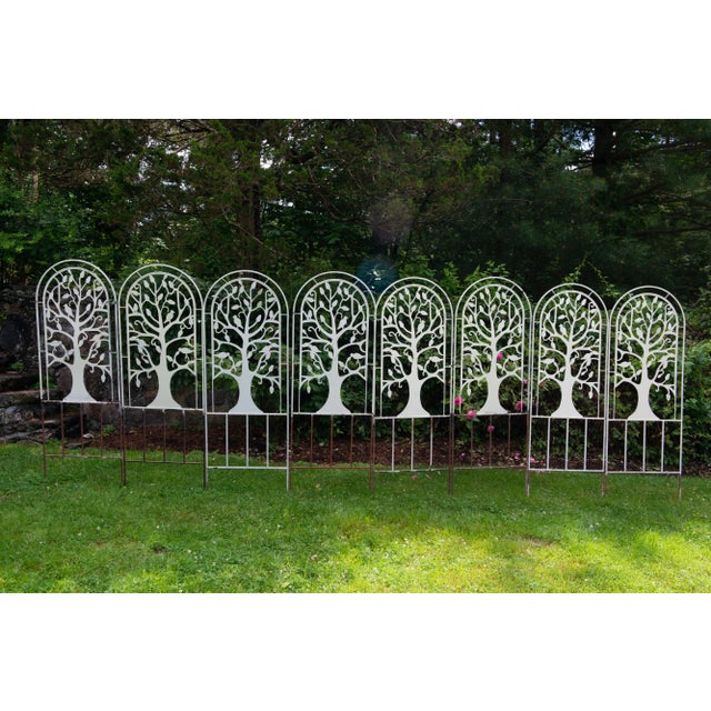 1960s Set of Metal Garden Tree and Bird Trellises - 21 Pieces For Sale In New York - Image 6 of 12