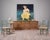A striking and dramatic 20th century large-scale oil on canvas painting by artist Ira Yeager (American 1938-2022)...