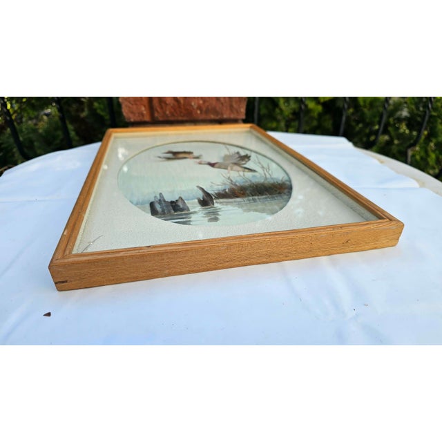 Ducks in Flight Diorama, 1970s, Framed For Sale - Image 6 of 8
