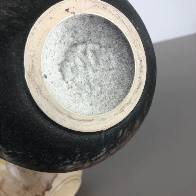 Abstract German Fat Lava Pottery Vases from Ruscha, 1960s, Set of 2 For Sale - Image 14 of 17