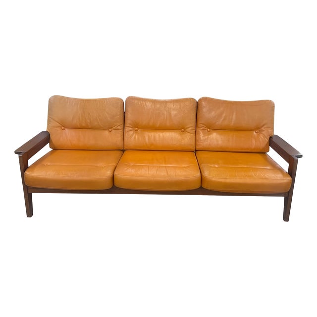 Vintage Danish Frame Sofa, 1970s For Sale