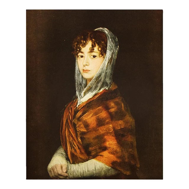 1954 After Goya "Senora Sabasa Garcia", Vintage First Edition Photogravure For Sale