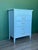 Mid-Century Modern 1970s Mid-Century Blue Hydrangea Lingerie Chest of Five Drawers For Sale - Image 3 of 5