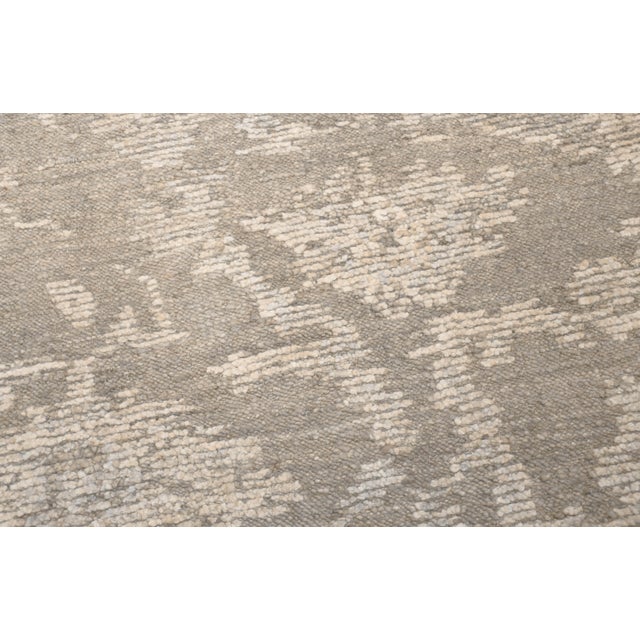 Traditional Pasargad Home Oushak Taupe Wool Area Rug- 8' 9'' X 9'11'' For Sale - Image 3 of 5