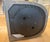 Animal Skin Pair of René Cazares Holly Swivel Chairs Upholstered in South Hampton Charcoal Genuine Leather. For Sale - Image 7 of 7