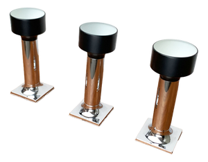 Mid-Century Space Age German Model A248 Ceiling Lamps by Rolf Krüger for Staff, 1960s, Set of 3