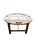 Brown Late 20th Century Wooden Butler's Tray Table With Glass Inset Panels For Sale - Image 8 of 18