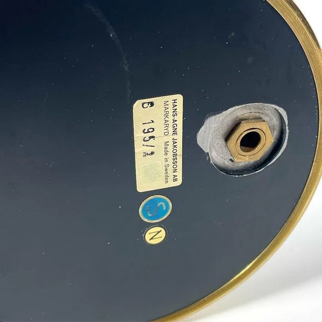 Scandinavian Brass Table Lamp Model B-195 by Hans-Agne Jakobsson Ab Markaryd, 1970s For Sale - Image 12 of 13