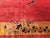 Textile Vintage Chinese Art Deco Hand-Knotted Rug, Floral Motif, Wool, 1900s, 9' x 12' For Sale - Image 7 of 18