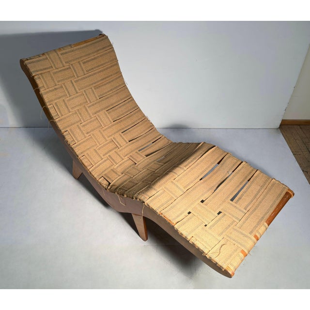 Mid-Century Modern Klaus Grabe Vintage Lounge Chair in Birch For Sale - Image 3 of 5