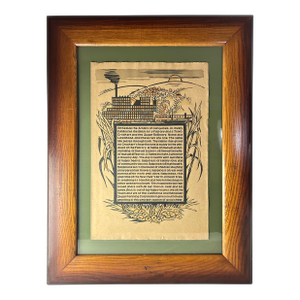 1920s Framed Broadside, Edward F. O'Day's Beside the Straits of Carquinez - 1 Piece