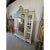 large French louis XVI 3 door bookcase or Armoire made of solid walnut. The wood has the original French paint from the...