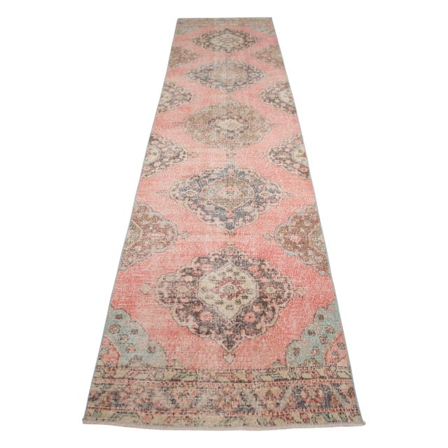 Woven in the 1970s by women's cooperative workshops in the Sille district of Konya, this authentic Anatolian runner...