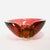 Red 1960s Italian Murano Style Red-Green Uranium Art Glass Bowl For Sale - Image 8 of 9