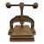 Antique French Cast Iron Book Press, C. 1890s For Sale
