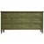 Mid Century Traditional Dresser Sideboard by Mount Airy in Green - Newly Painted For Sale - Image 13 of 13