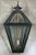 1980s Large Four-Sided Hanging Copper Lantern For Sale - Image 9 of 11