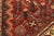 Vintage Qashqai Rug 5'8'' X 10'1'' Red Wool Hand-Knotted Oriental Carpet For Sale - Image 11 of 15