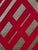 Abstract Geometric Mid-Century Modern Op Art Painting on Canvas “Gold Royal Red” For Sale In Los Angeles - Image 6 of 6