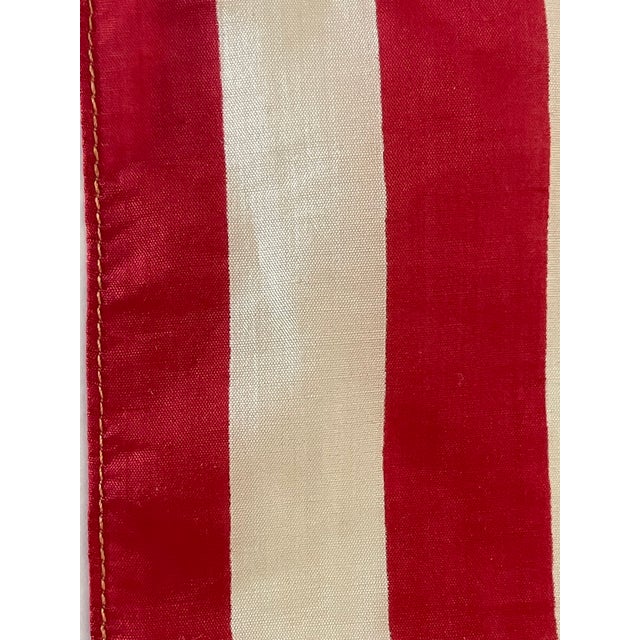 Small antique American silk flag 48 stars.