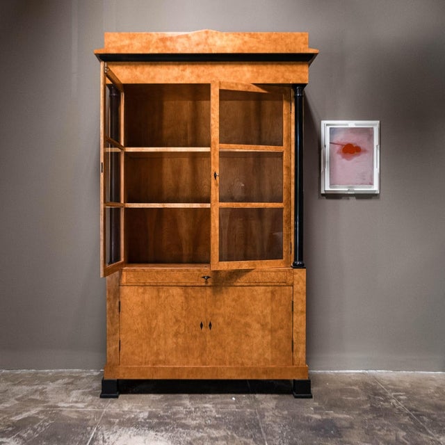Biedermeier Biedermeier Style Fruitwood Vitrine, Early 19th-Century For Sale - Image 3 of 3