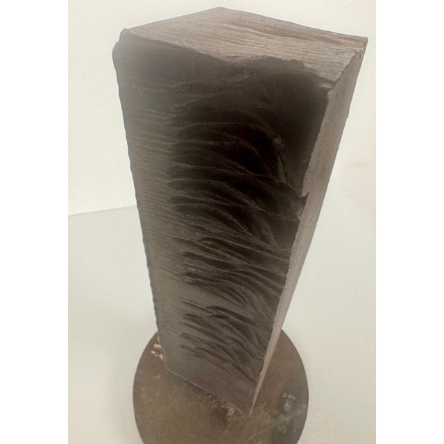 1970s Iron Brutalist Tabletop Sculpture by Simi Dabah For Sale In Palm Springs - Image 6 of 9