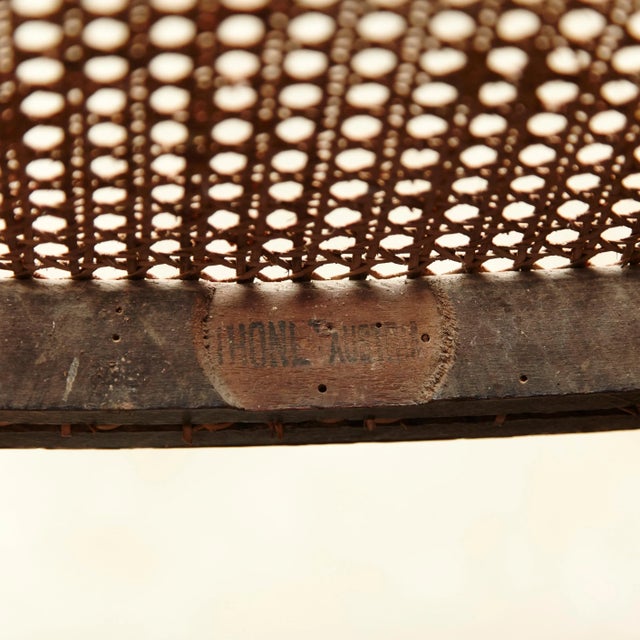 Model 91 Wood and Rattan Side Chair from Thonet, 1920s For Sale - Image 6 of 10