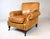Brooklyn Leather Club Armchair on Casters For Sale - Image 9 of 13