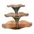 VTG Nambe’ Copper Canyon 3-Tier Serving Tray Model Mt0150 Lisa Smith 2009 MCM Decor For Sale