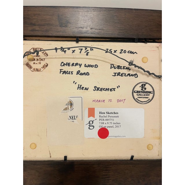 Wood Hen Sketches by Rachel Personett For Sale - Image 7 of 7