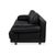 355 Leather Two-Seater Black Manual Function Sofa by Rolf Benz For Sale - Image 14 of 15