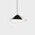 Mid-Century Modern Daniel Becker 'Emily Vertikal 10' Chandelier in Gloss Black for Moss Objects For Sale - Image 3 of 12