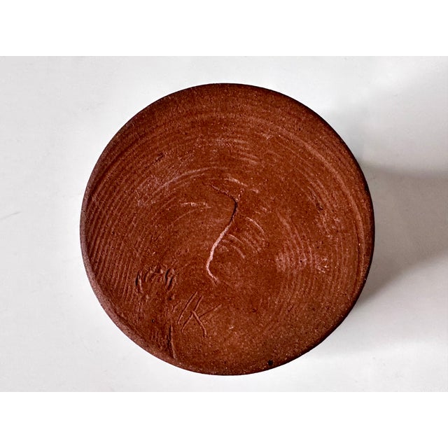 Black Sculptural Studio Ceramic Vase with Lava Glaze from Helma Klett, Germany, 1960s For Sale - Image 8 of 10