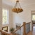 Not Yet Made - Made To Order Handmade Pure Brass Scalloped Pendant Light Fixture. For Sale - Image 5 of 13