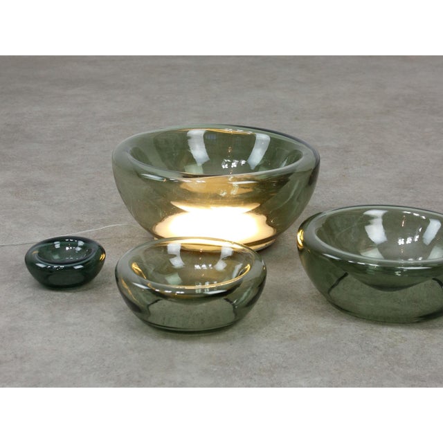 Vintage Italian Smoked Glass Cascade Table Lamp, 1970s For Sale - Image 15 of 17