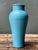 Mid-Century Modern Vintage Studio Pottery Blue Vase For Sale - Image 3 of 14