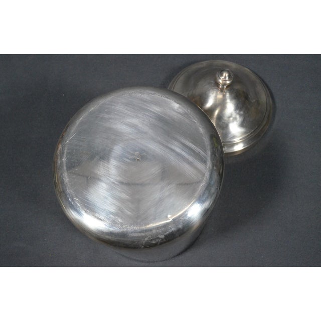 French 1970s Christofle Hotel Silver-Plated Ice Bucket, France For Sale - Image 3 of 9