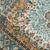 Emerald Vintage 1960s Turkish Rug, Ivory & Teal With Saffron Spandrels, Kerman Style – 7'0" X 9'7" For Sale - Image 8 of 12