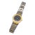 1980s Bulgari Diagono 18k Stainless Steel Ladies Quartz Watch For Sale