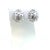 1990s 1990s Pair of John Hardy Estate Earrings Sterling Silver 14k Y Gold For Sale - Image 5 of 7