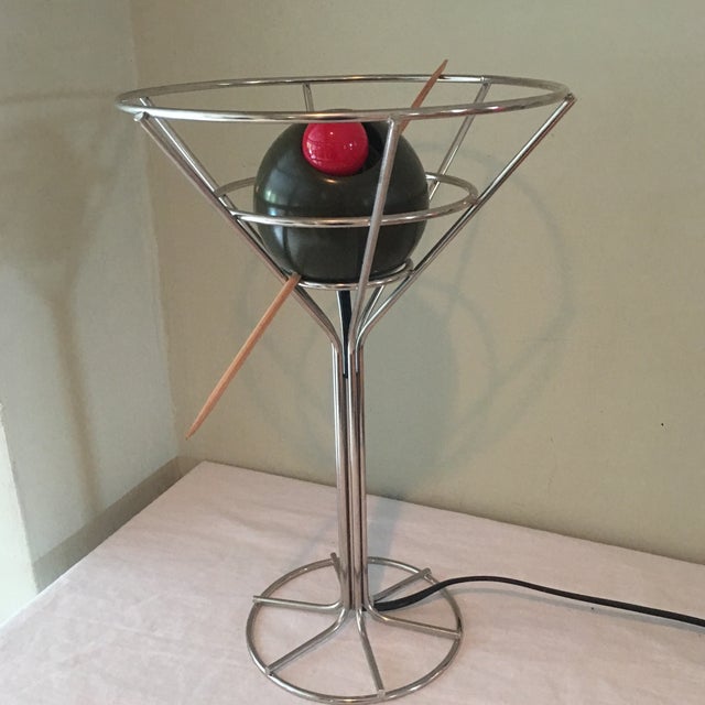 Vintage Retro Martini Lamp Chairish