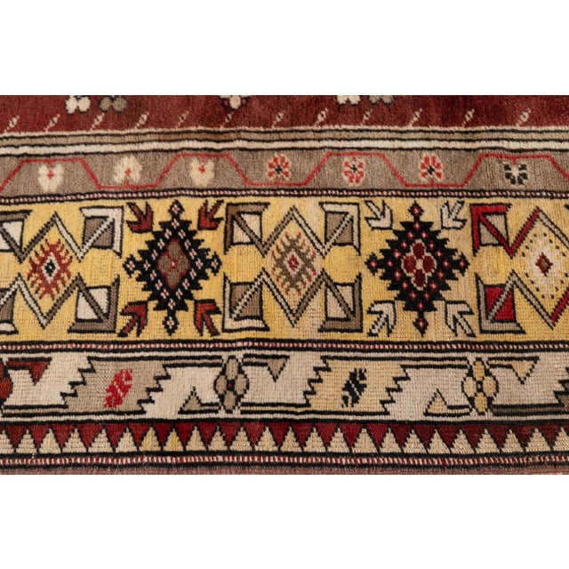 Vintage Turkish Rug, 4'2" X 7'1" For Sale In New York - Image 6 of 9