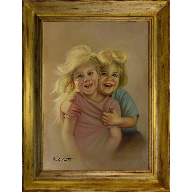 Paolo Conti, Gemelli, 1980s, Oil on Canvas, Framed For Sale - Image 6 of 6