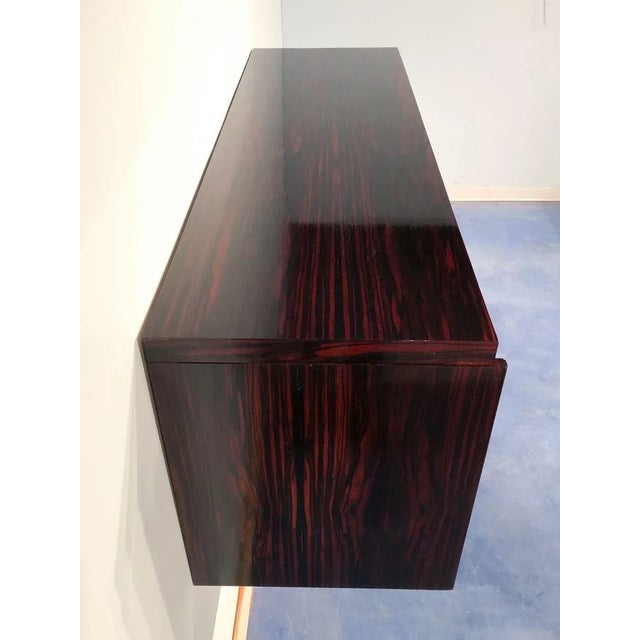 Mid-Century Italian Macassar Ebony Sideboard, 1950s For Sale - Image 14 of 18